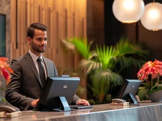 Network and security design for hotels, ensuring safe and efficient guest experiences and operations.